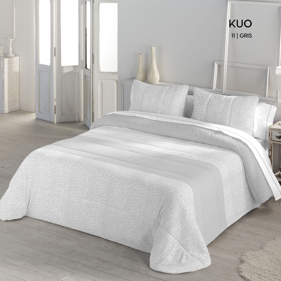 COMFORTER SERENA - KUO GRIS