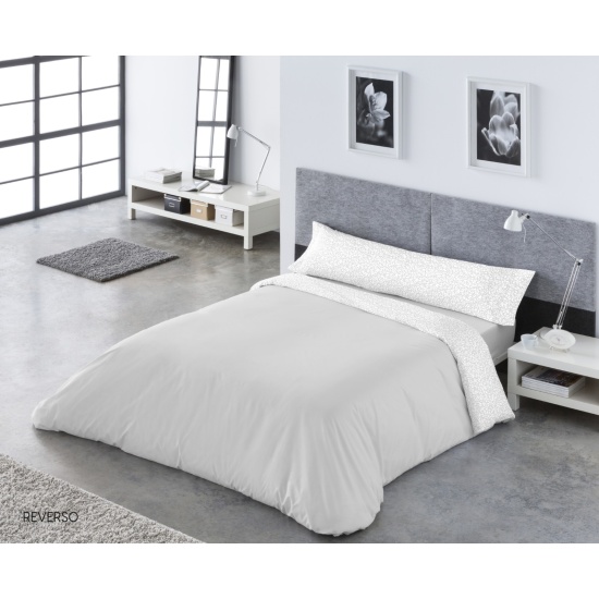 FUNDA NORDICA PASATA - VERA GRIS