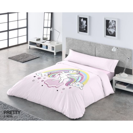 FUNDA NORDICA PASATA - PRETTY ROSA