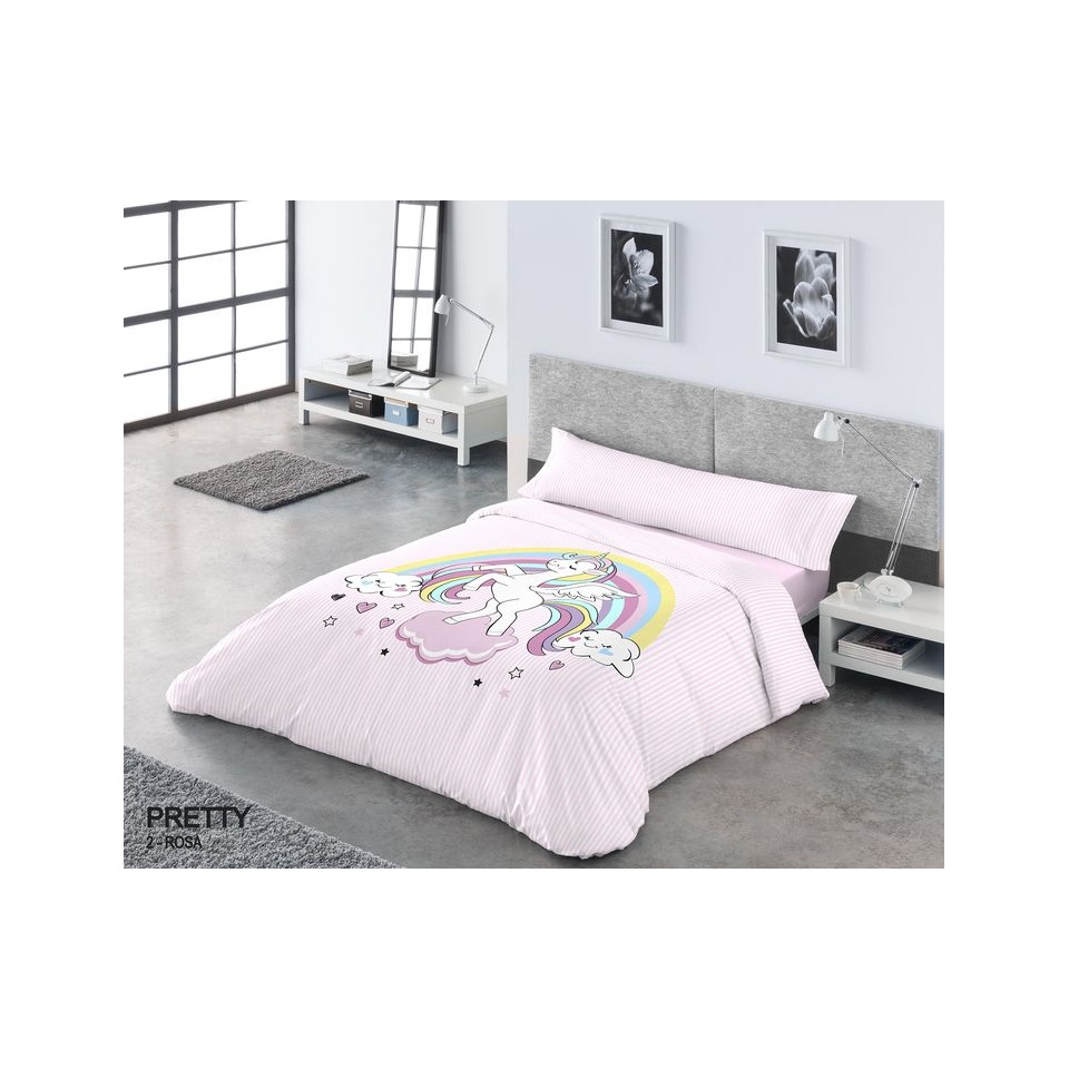 FUNDA NORDICA PASATA - PRETTY ROSA