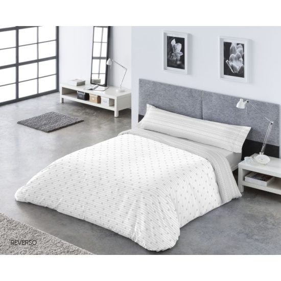 FUNDA NORDICA PASATA - ORLANDO GRIS