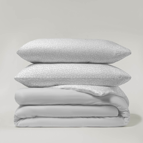 FUNDA NORDICA PASATA - VERA GRIS