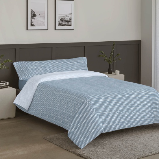 FUNDA NORDICA PASATA - MAX AZUL OCEANO